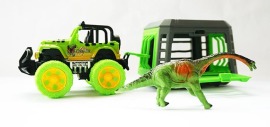 Mac Toys Jeep s prívesom a dinosaurom