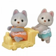 Sylvanian family Dvojičky Husky - cena, porovnanie