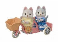 Sylvanian Family Tandemový bicykel pre Husky súrodencov - cena, porovnanie