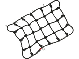 Robitronic poutací síť s háčky 19x12cm černá