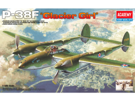 Academy Games Lockheed P-38F Lightning Glacier Girl 1:48