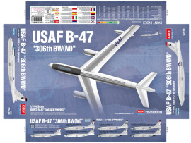 Academy Games Boeing B-47 USAF 1:144