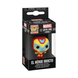 Funko POP Keychain: Marvel Luchadores- Iron Man