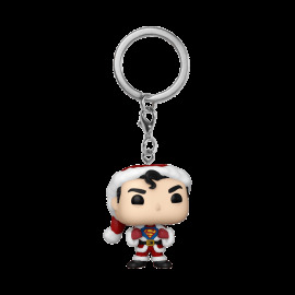 Funko POP Keychain: DC Holiday- Superman(WMT)