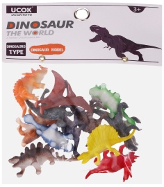 Wiky Zvieratká figúrky dino 12 ks set 5 cm