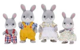 Sylvanian Family Rodina šedých králikov