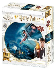 Clementoni 3D puzzle Harry Potter - Harry & Ron Flyingover Hogwarts 300ks