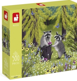 Janod Art puzzle Medvedík čistotný 500 ks