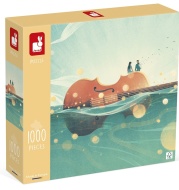 Janod Art puzzle Plávajúce husle 1000 ks - cena, porovnanie