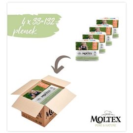 Moltex Pure & Nature Midi 4-9ks 4x33ks