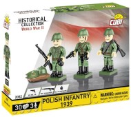 Cobi 3 figurky s doplňky Polská pěchota 1939 - cena, porovnanie