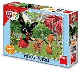 Dino Puzzle Bing so psíkom 24ksmaxi