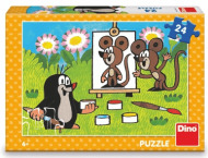 Dino Puzzle Krtko maliarom 24ks - cena, porovnanie