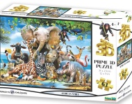 Clementoni 3D puzzle - Afrika úsmev 63 ks - cena, porovnanie