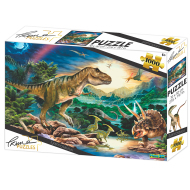 Clementoni 2D PUZZLE - Tyrannosaur 1000 ks - cena, porovnanie