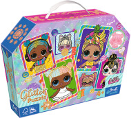 Trefl Puzzle 70 glitter v kufríku - Bábiky L.O.L. Surprise! - cena, porovnanie