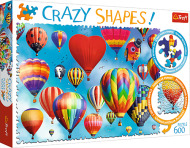Trefl Puzzle 600 Crazy Shapes - Farebné balóny - cena, porovnanie