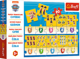 Trefl Vzdelávacie puzzle 20 - Čísla Paw Patrol