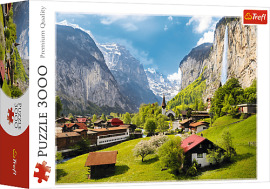 Trefl Puzzle 3000 - Lauterbrunnen, Švajčiarsko