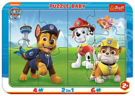 Trefl Baby puzzle s rámčekom - Paw Patrol