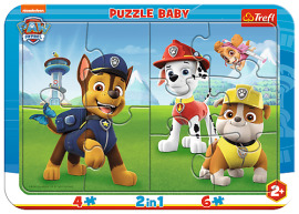 Trefl Baby puzzle s rámčekom - Paw Patrol