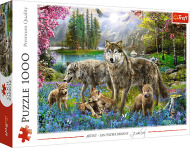 Trefl Puzzle 1000 - Vlčia rodinka - cena, porovnanie