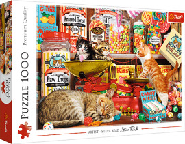 Trefl Puzzle 1000 - Mačacie sladkosti