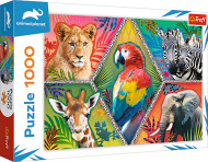 Trefl Puzzle 1000 - Exotické zvieratá - cena, porovnanie