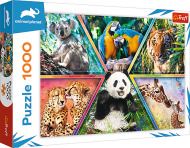 Trefl Puzzle 1000 - Kráľovstvo zvierat - cena, porovnanie