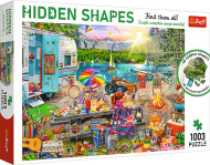 Trefl Puzzle 1000 Hidden Shapes -Výlet karavanom - cena, porovnanie