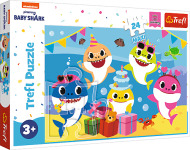 Trefl Puzzle 24 Maxi - Baby Shark - cena, porovnanie