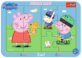 Trefl Baby puzzle s rámčekom - Peppa Pig