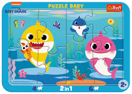 Trefl Baby puzzle s rámčekom - Baby Shark