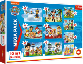 Trefl Puzzle 10v1 - Spoľahlivý tím PAW Patrol