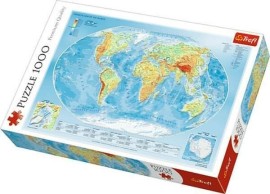Trefl Puzzle Zemepisná mapa 1000