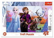 Trefl Puzzle Zázračný svet Anny a Elsy 15ks - cena, porovnanie