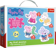 Trefl Baby puzzle - Peppa Pig 4v1 - cena, porovnanie