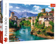 Trefl Puzzle 500 - Starý most v Mostare, Bosna a Hercegovina - cena, porovnanie