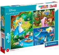 Clementoni Puzzle 3x48 Disney - cena, porovnanie