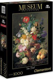 Clementoni Puzzle Museum 1000 Van Dael- Vaso di fiori