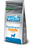 Vet Life Dog Hypoallergenic Fish & Potatoes 12kg - cena, porovnanie