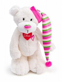 Lumpin Medvedík biely Theodor 35cm
