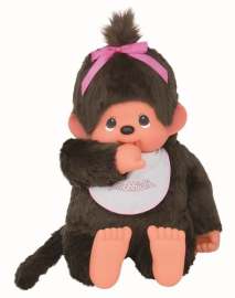 Monchhichi Mončiči dievča s podbradníkom XL 80cm