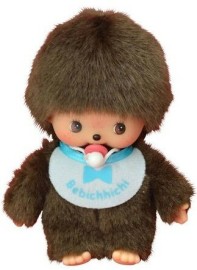 Monchhichi Bebiči chlapec s podbradníkom 15 cm