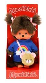 Monchhichi Mončiči dievča s kabelkou 20cm