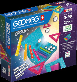 Geomag Glitter recyklované 22ks