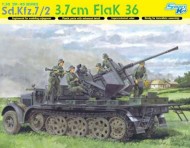 Dragon Model Kit military 6541 - Sd. Kfz.7/2 3,7 cm FLAK 36 - cena, porovnanie