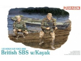 Dragon Model Kit figurky 3023 - BRITISH SBS w/KAYAK