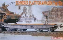 Dragon Model Kit vagón 6069 - SCHWERER PLATTFORMWAGEN TYP SSY