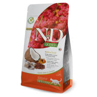 N&D GF Quinoa Cat Skin & Coat Herring & Coconut 1,5kg - cena, porovnanie
